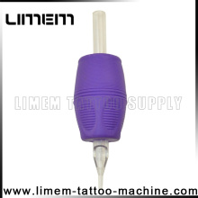 La poignée jetable de tatouage de silicone de 32mm se sentent confortables